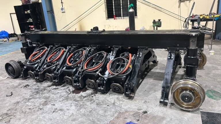 Rail Grained Car Under Frame Works